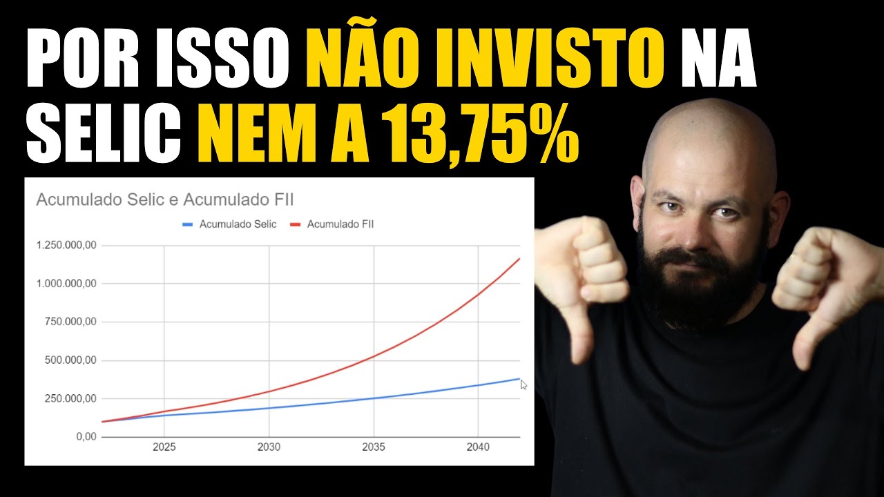 NÃO INVISTO NA SELIC NEM A 13,75% Por esses motivos.