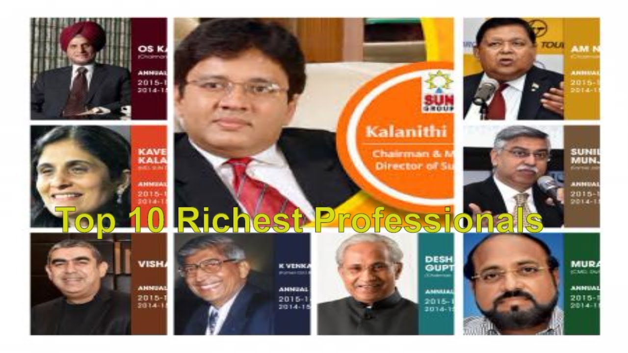 Top 10 Richest Professionals Of India | 4India | 4everIndian