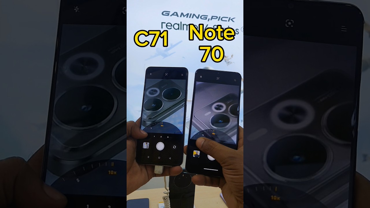 Realme C71 Vs Realme Note 70 Wide Camera Review