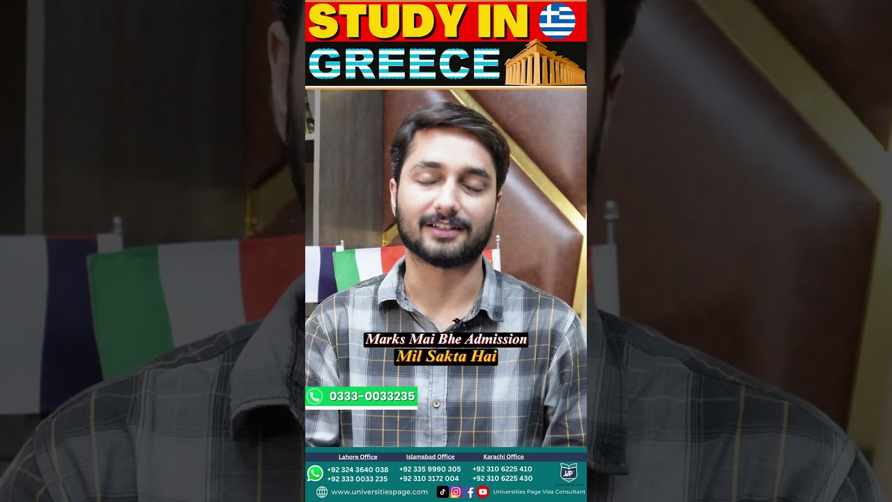 Greece Student Visa For Pakistani Students 2024! | Complete Process, Fees, Courses And Requirements?