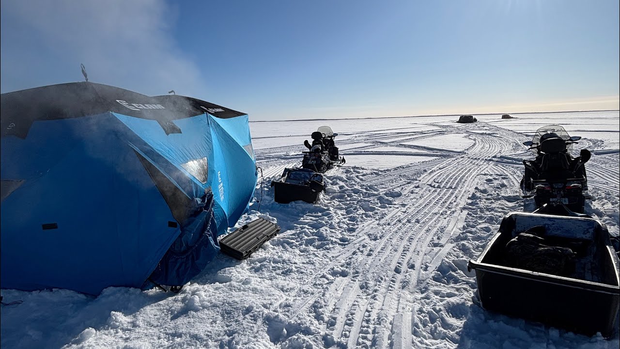 Ice fishing for lake trout and burbot in northern Manitoba! (Lake Athapapuskow) TIC&Tackle