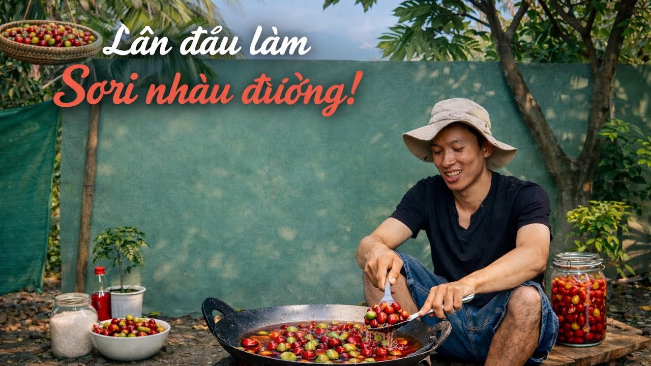 Lần đầu làm sơri nhàu đường 😂😋p1#mut 