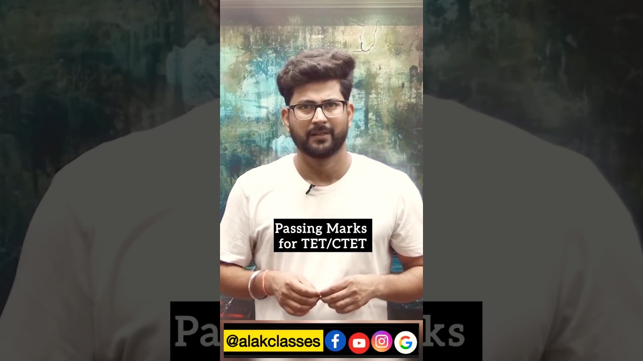 Passing Marks for TET/CTET