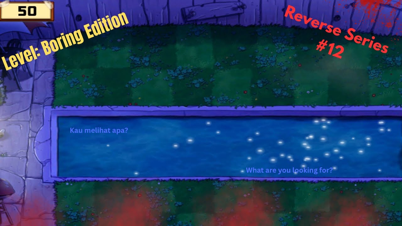 Reverse Series Plants vs Zombies Gameplay #12 (Adventure 2) - Boring Level