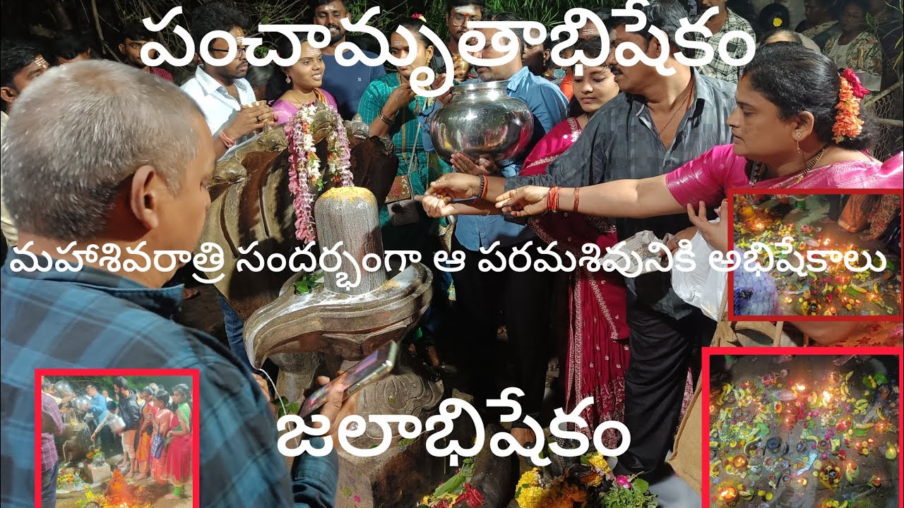 మహాశివరాత్రి సందర్భంగా ఆ మహా శివునికి అభిషేకాలు #god #sivarathiri_whatsappsivarathiri #hindudeity 