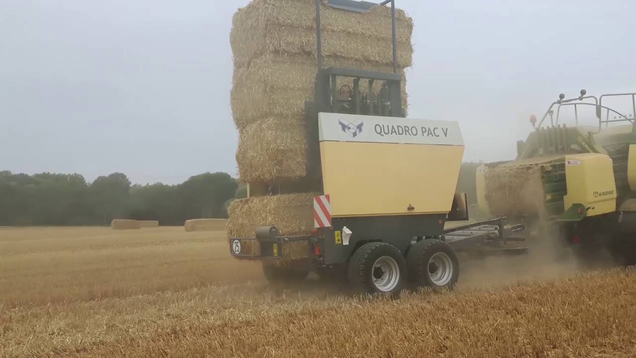 TST QUADRO PAC V Weighing System / Ballenwaage an Krone Big Pack HDPII