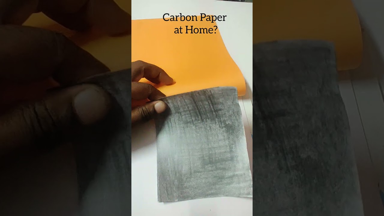 #How to make Carbon Paper at Home?