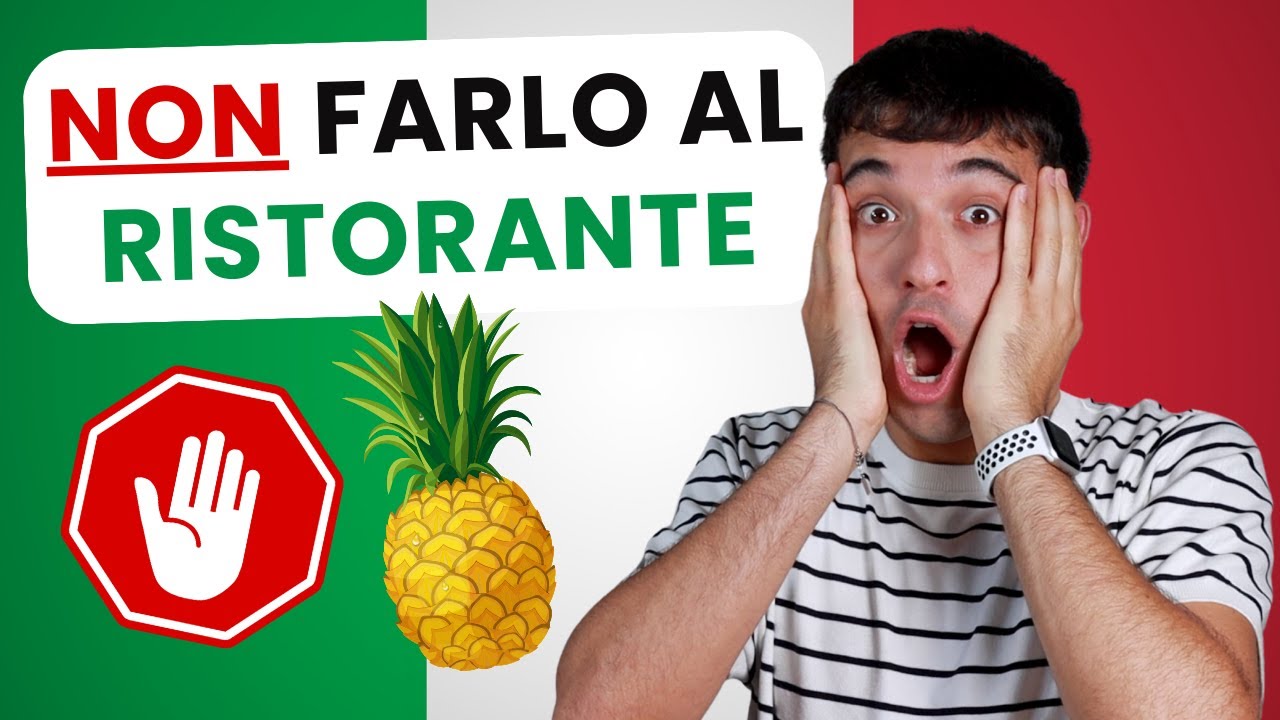 DON'T ask for these things at an ITALIAN RESTAURANT in Italy (ita audio)