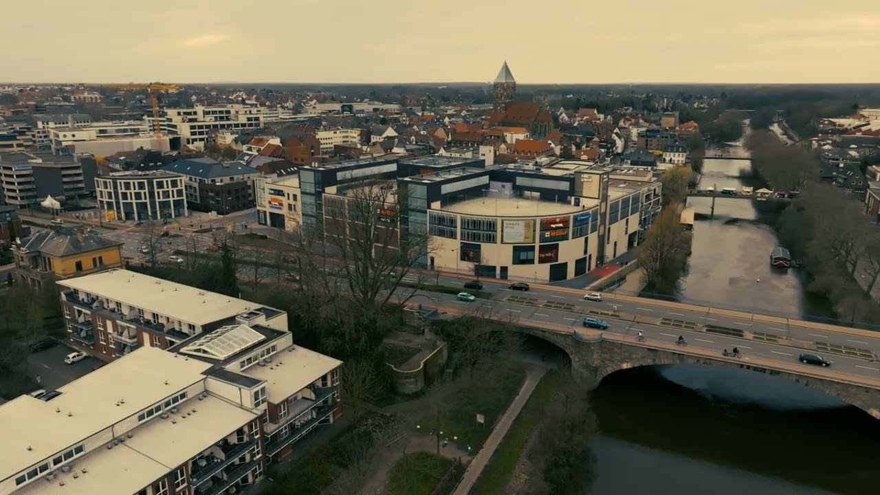Drohnenaufnahmen in Rheine 4K Cinematic - [DJI Mavic 3]