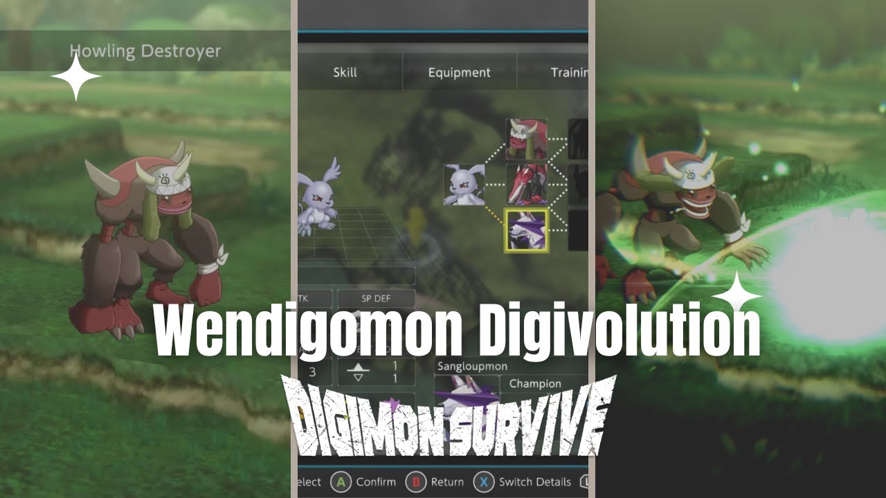 Wendigomon Digivolution and Special attacks | Digimon Survive