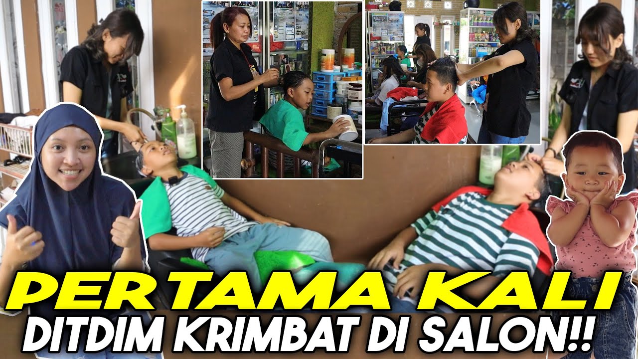 PERTAMA DITDIM NGERASAIN KRIMBAT DISALON! DI U&ME SALON BATU JAMUS SRAGEN