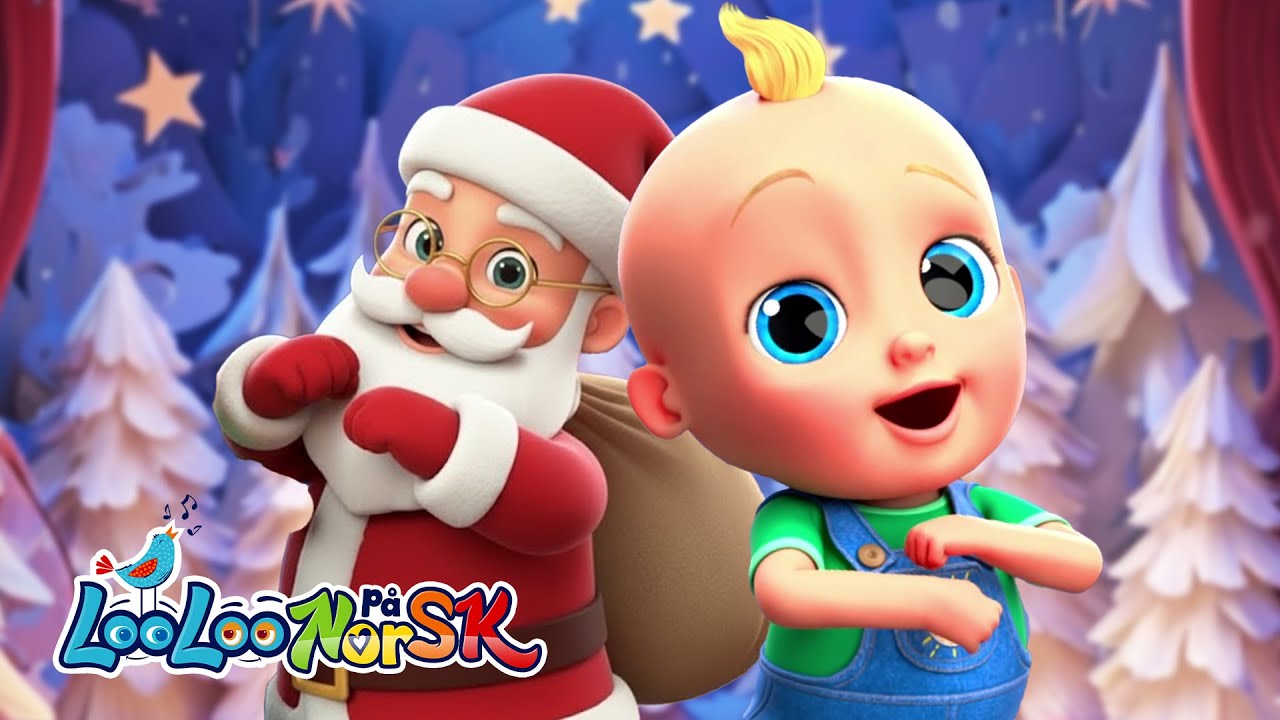 Juleversjonen av En Ram Sam Sam 🎄 Klar for dans? | Vinterbarnerim – LooLoo Kids Norsk
