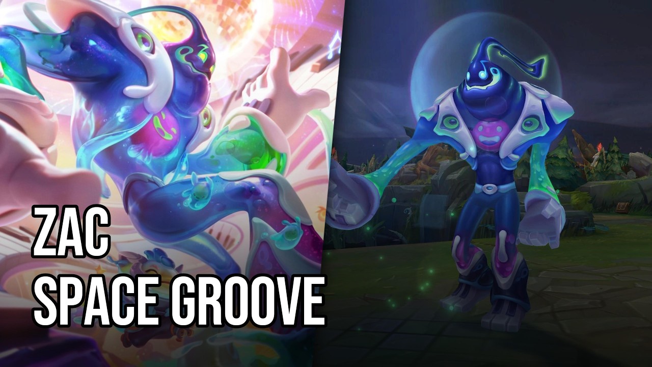 Скин Space Groove для Зака ​​| League of Legends