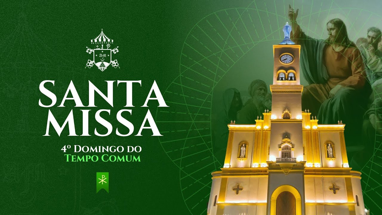 SANTA MISSA AO VIVO | Domingo - 01/02/2026 - 19h30 | @catedralapucarana