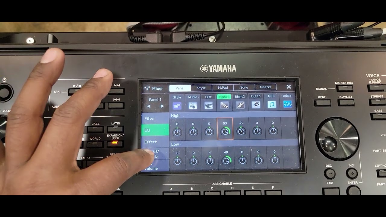 como Resaltar el volumen de tus sonidos en el yamaha psr sx700