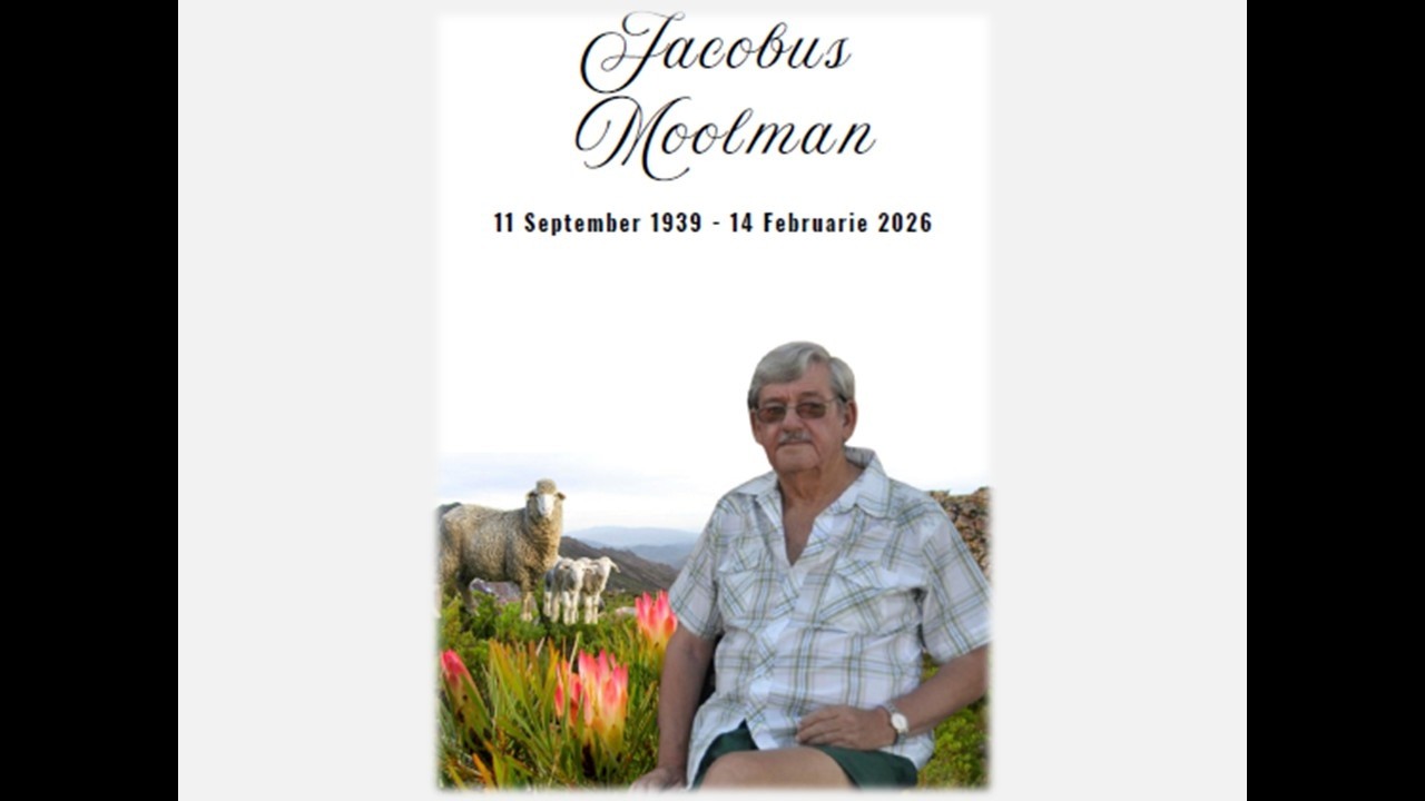 Gedenkdiens van wyle Kobus Moolman