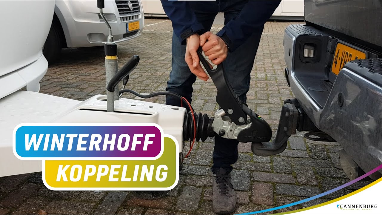 Caravan antislingerkoppeling Winterhoff WS3000. Caravan aankoppelen. Handige caravan tips.