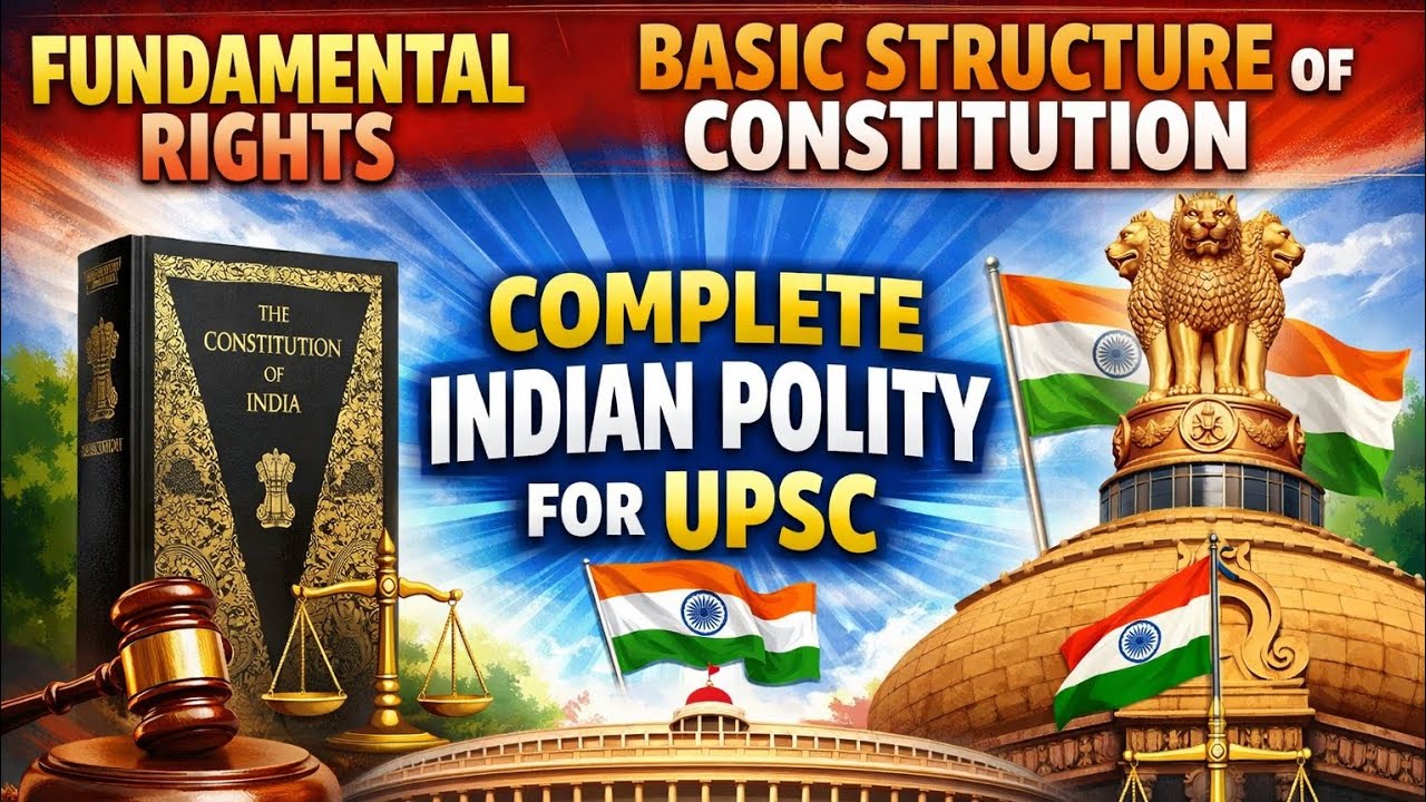 Fundamental Rights in Indian Constitution | Basic Structure of Indian Constitution | Indian Polity 