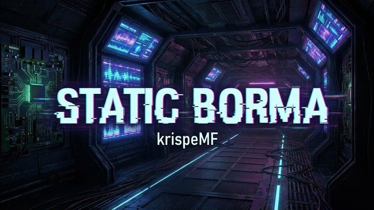 krispeMF ∞ Static Borma 🪬 (🎶Dark Minimal Techno ⚡Trance ⚡ 4k Visualizer ⚡432 hz🎶)