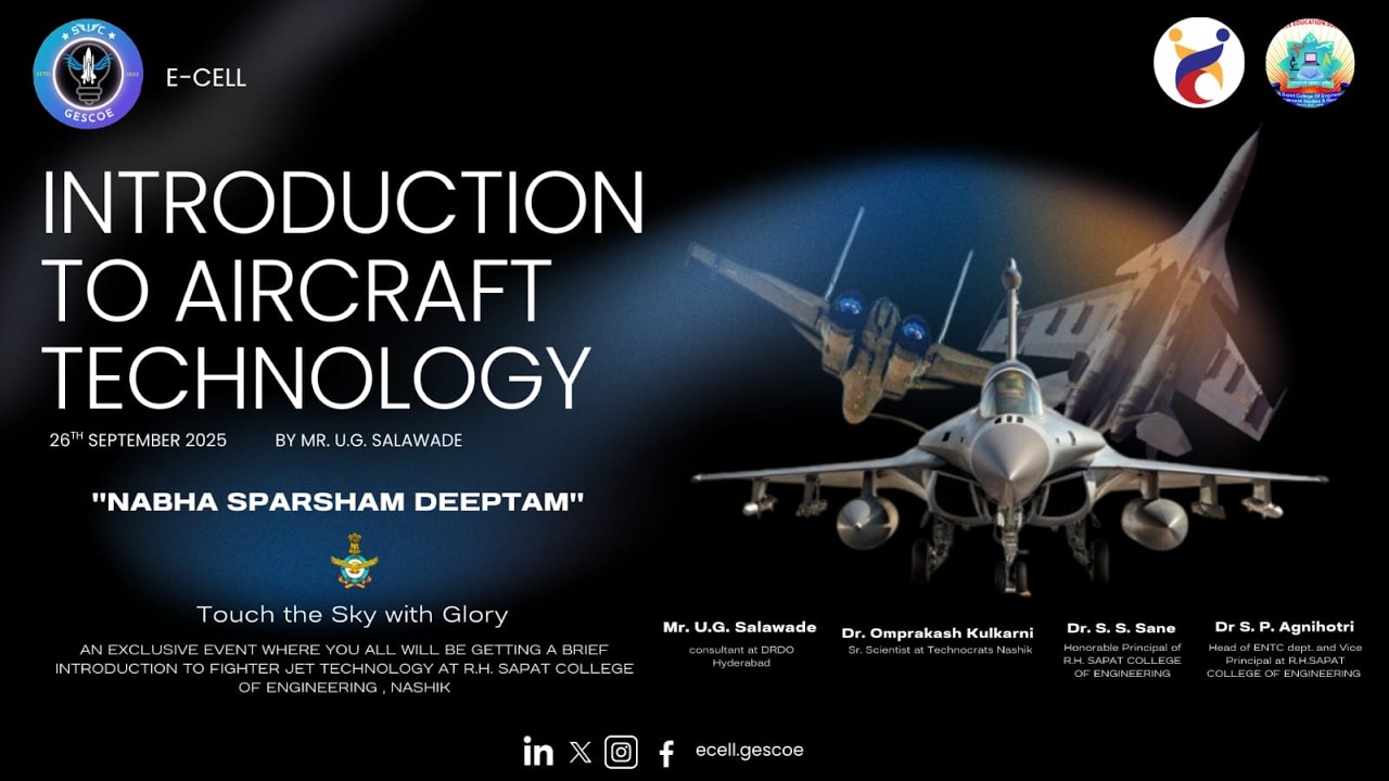 How Fighter Jets Work? ✈️ | Exclusive Podcast with DRDO Consultant Mr. U.G. Salawade | E-Cell GESCOE