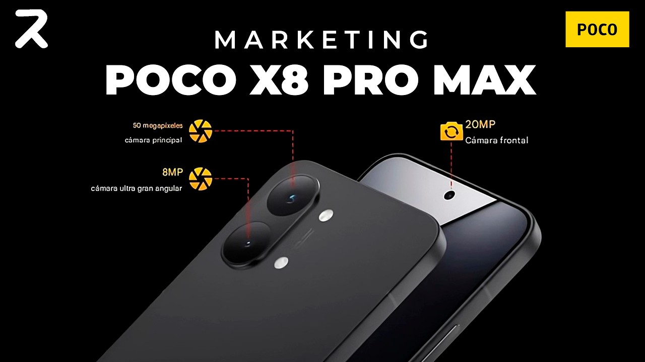 FILTRAN MARKETING DEL POCO X8 PRO MAX  | Rogger Tc