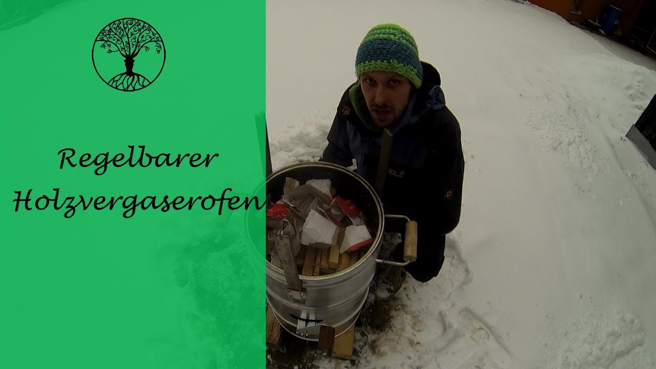 DIY regelbarer Holzvergaserofen / Outdoorküche