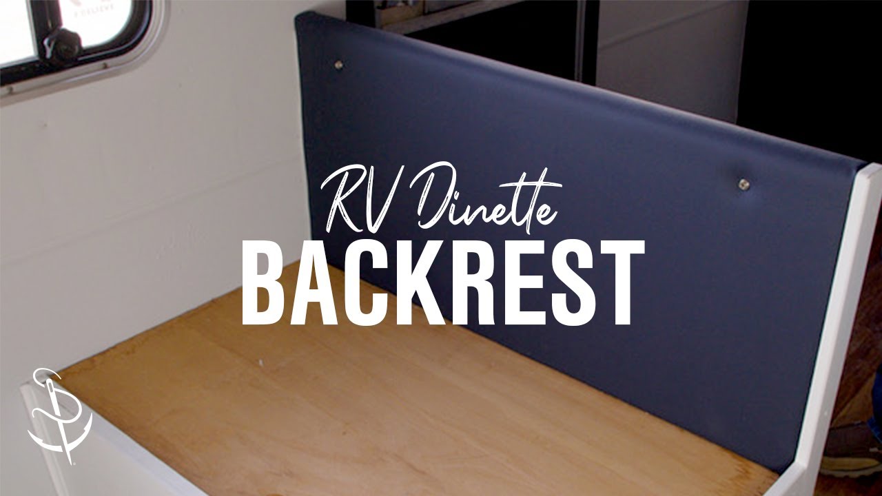 How to Upholster an RV Dinette Backrest Frame
