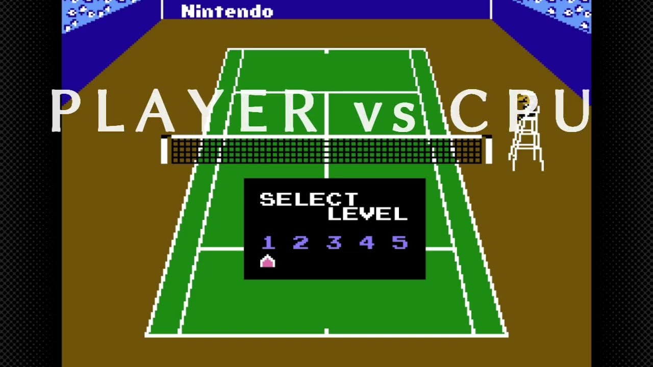 23th1人目【TENNIS】NintendoSwitchOnline［CPU LEVEL］LEVEL 1