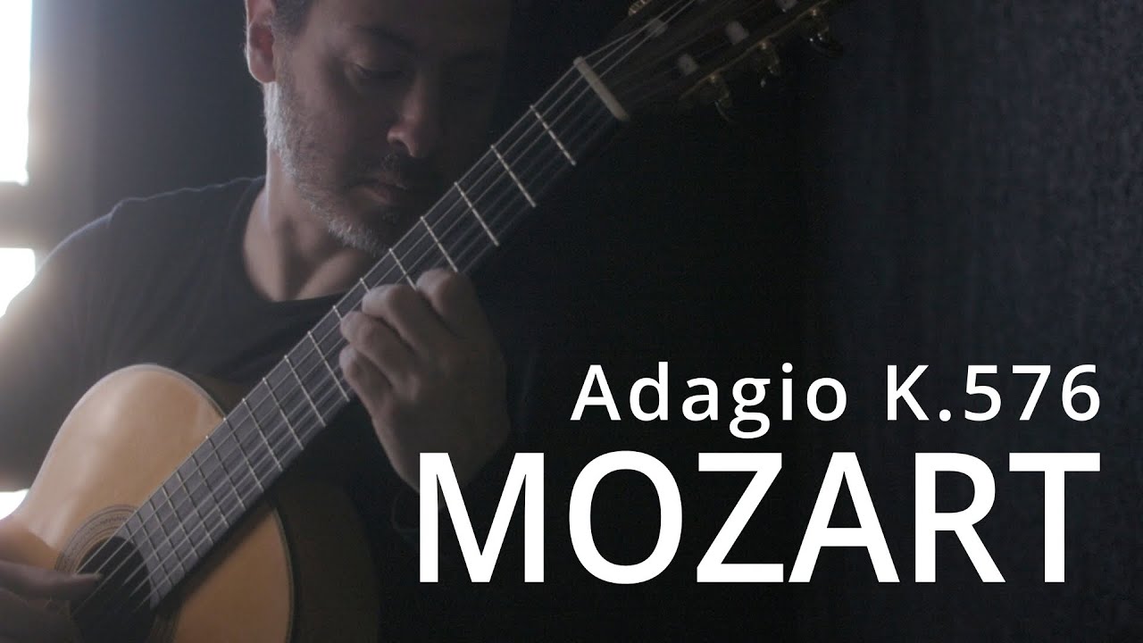 Daniel Schatz - Guitar | Mozart - Adagio from last Piano Sonata No. 18, K.576