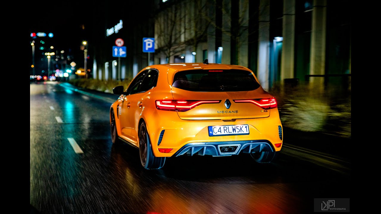 Renault Megane RS FL 2021 pure sound, exhaust, acceleration, Drag Race, launch control Carolewski