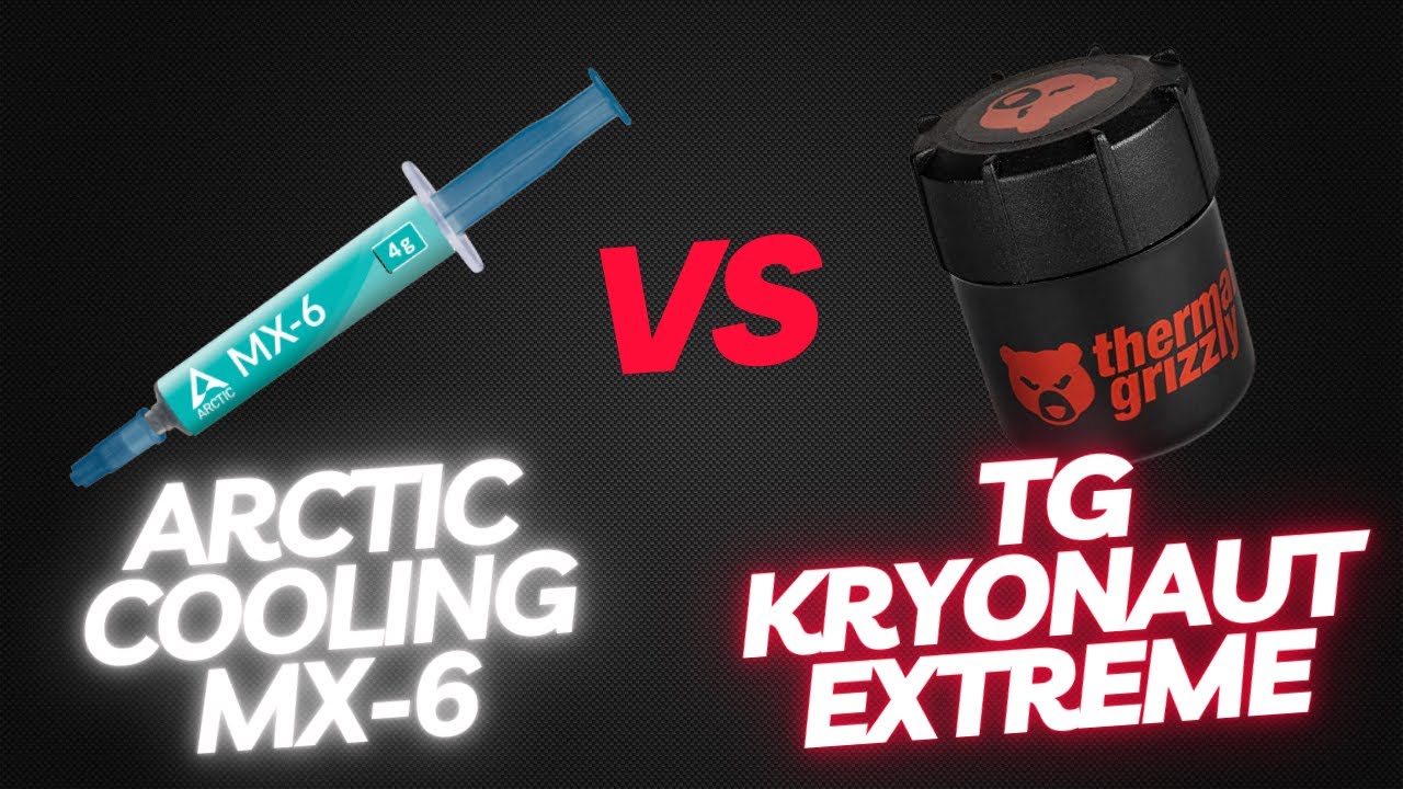 Arctic Cooling MX-6 против TG Kryonaut Extreme TIM