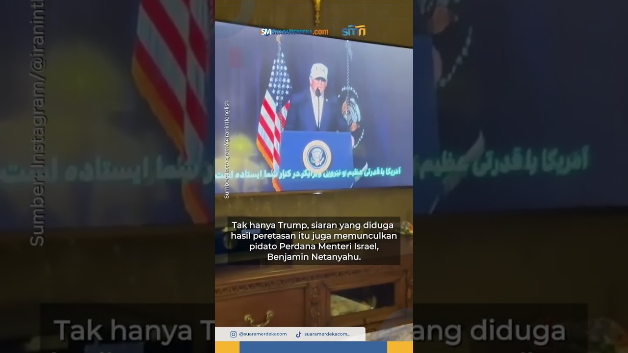 IRIB Hacked, Iranian TV Broadcasts Suddenly Show Speeches by Donald Trump and Benjamin Netanyahu
