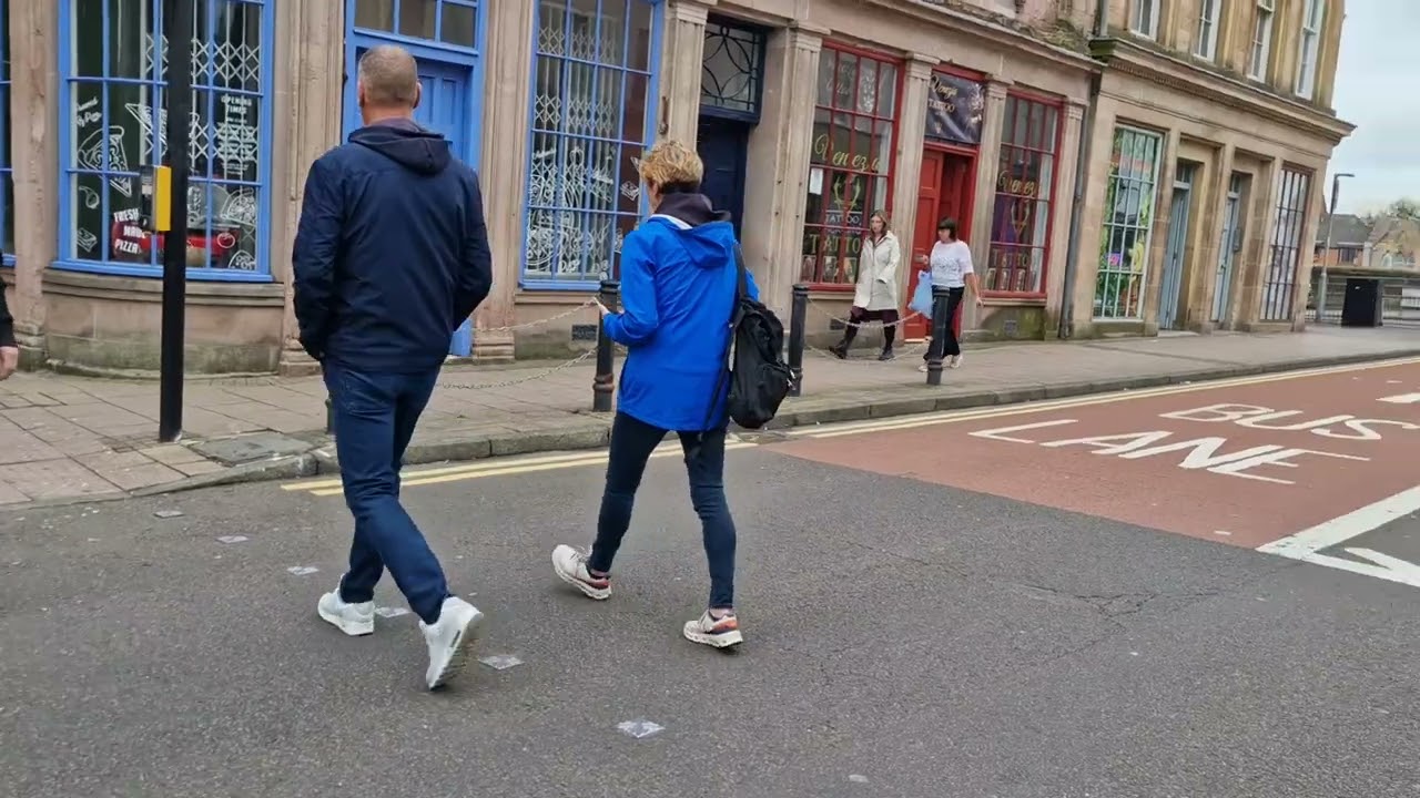Walking In Ayr Town Centre To Ayr Harbour - 11 August 2025 
