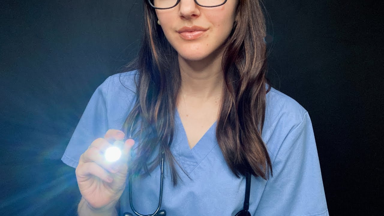 ASMR Nursing Student Examines You l Soft Spoken, Personal Attention