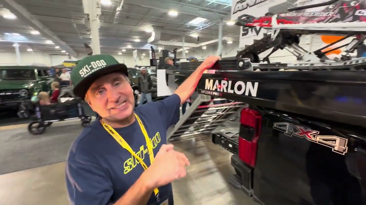 Marlon Sled Decks and Trailers at the Toronto Snowmobile Show