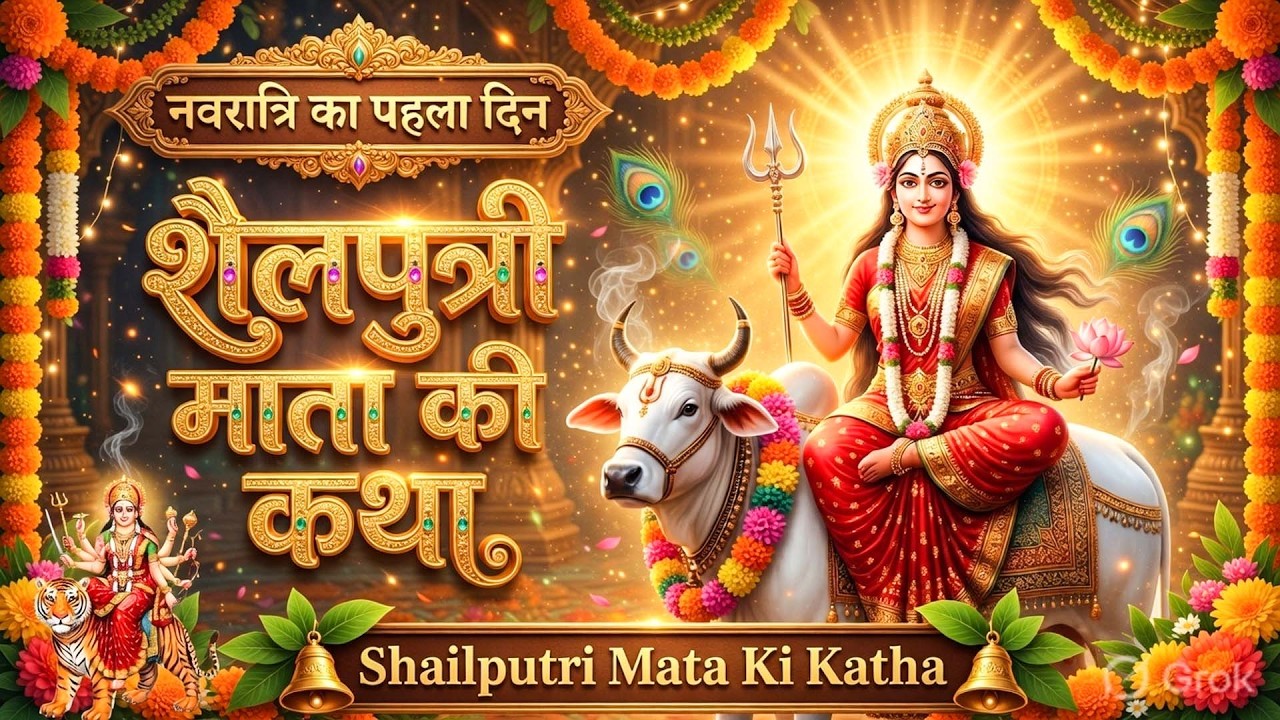 पहला नवरात्रा स्पेशल 2026 Shailputri Mata Ki Katha शैलपुत्री माता की कथा Chaitra Navratri Day1 Story
