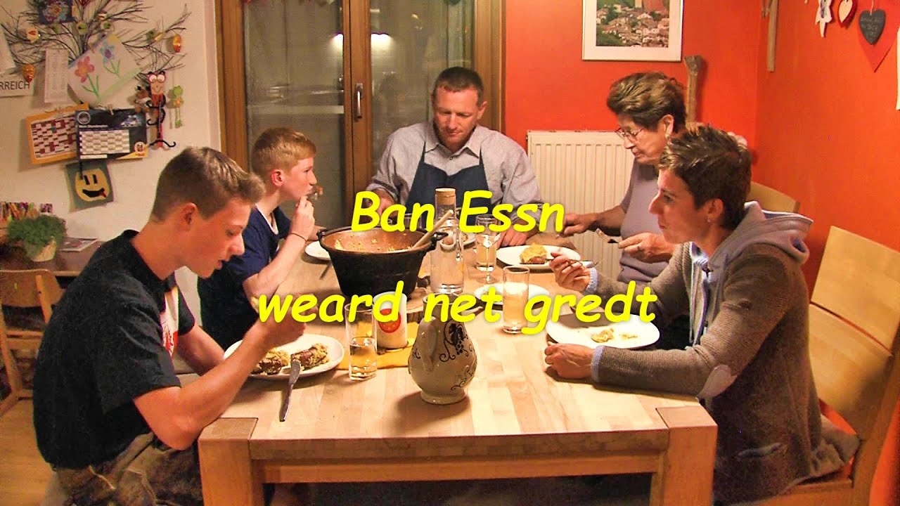Beim Essen wird nicht geredet