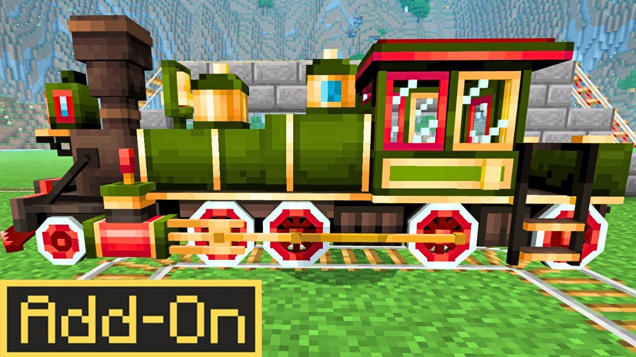 TRAINS 🚂 | Trains Add-On | Minecraft Marketplace Review