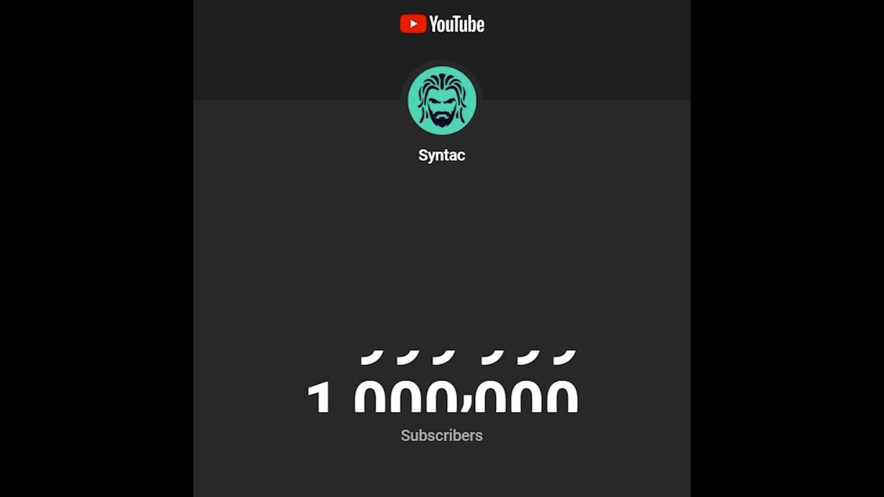 Syntac Reacts to Hitting 1 Million Subs 