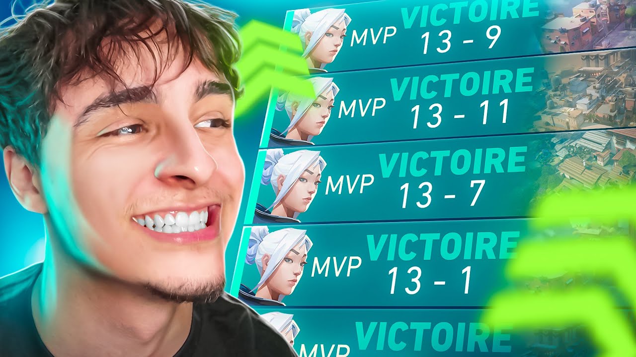 J'ENCHAINE LES MVP SUR VALORANT