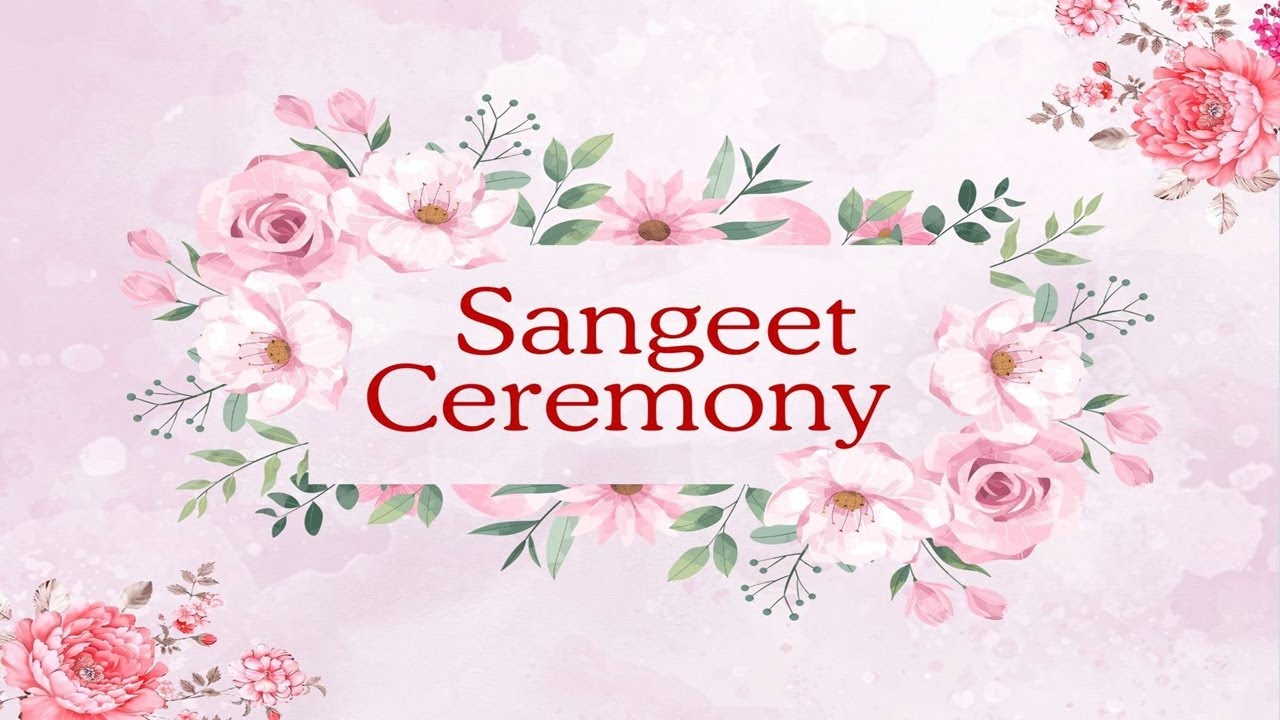 Welcome To The Sangeet Ceremony Of Pooja And Karan