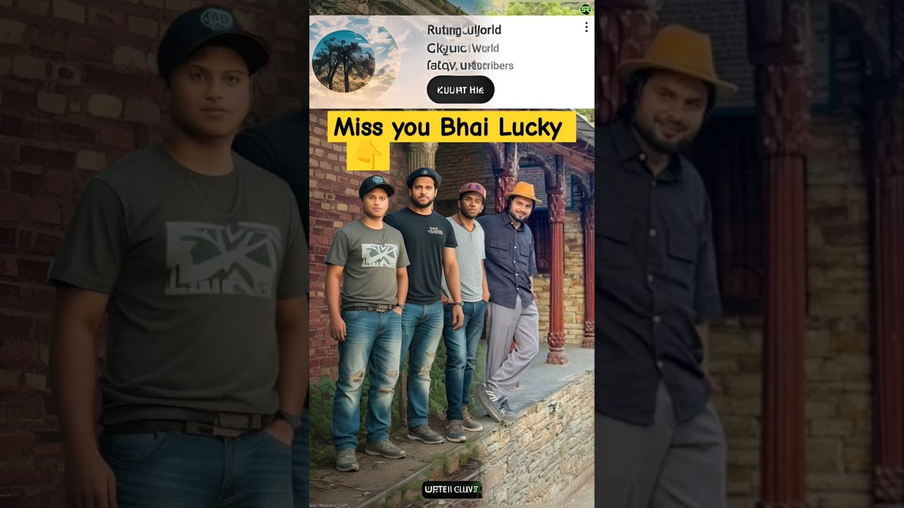 R.I.P.😭 Lucky Miss You Bhai #Round To World #viral #shorts #Trending