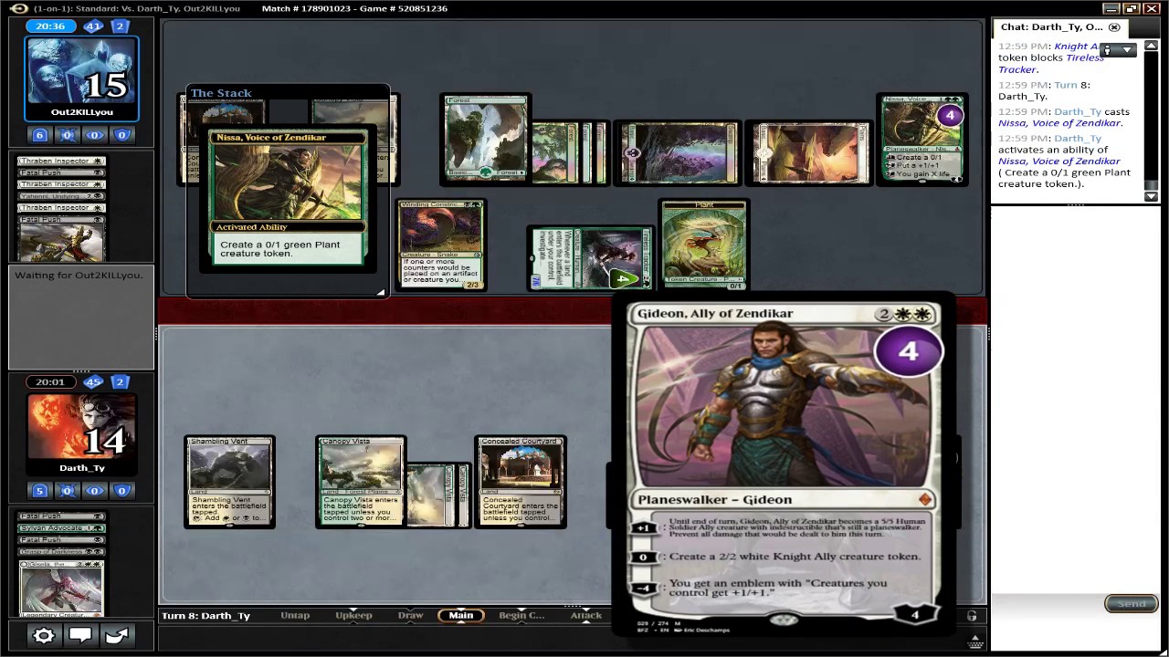 MTGO - Standard Commentary - Golgari Aggro vs Abzan Aggro