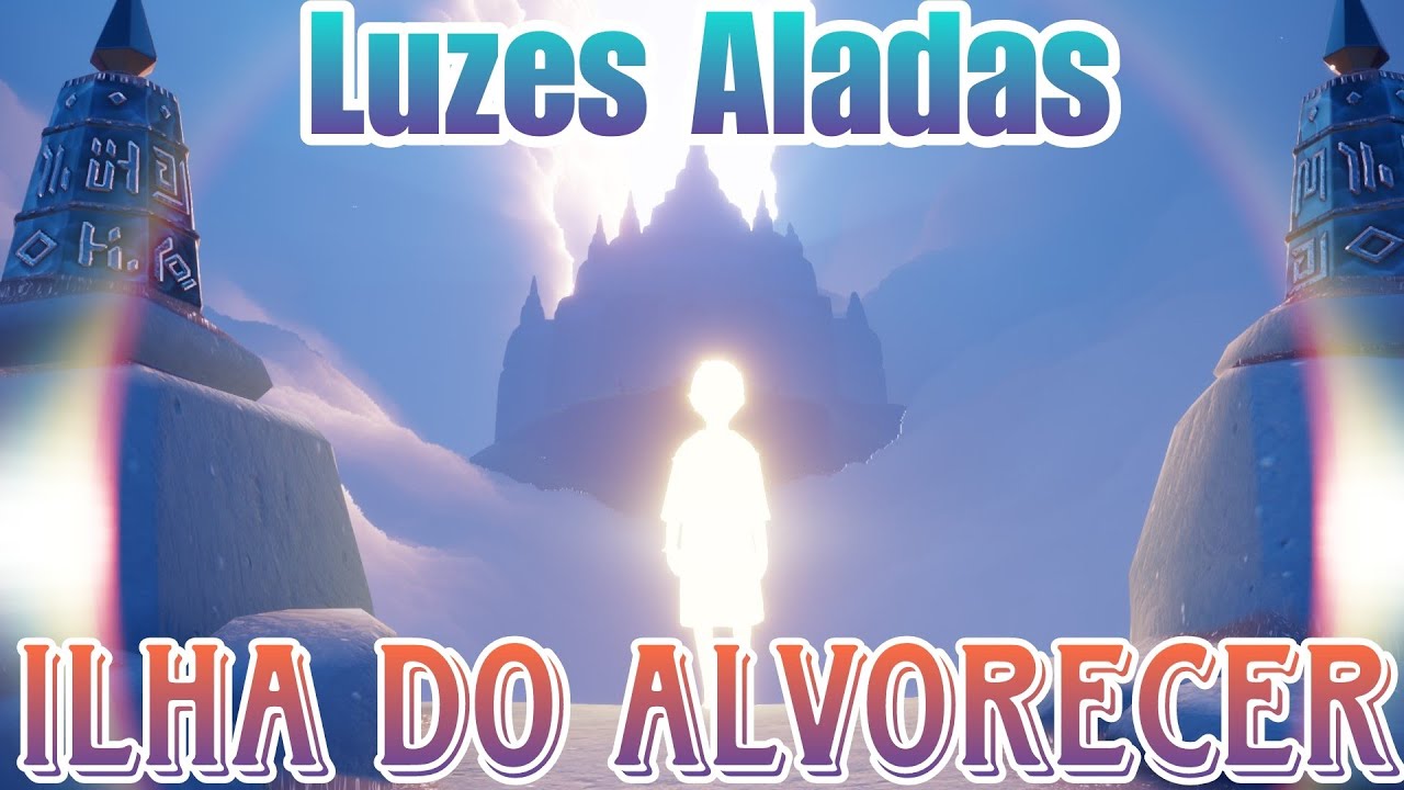 Coletando as Luzes Aladas da [ ILHA DO ALVORECER ] | Sky Filhos da Luz