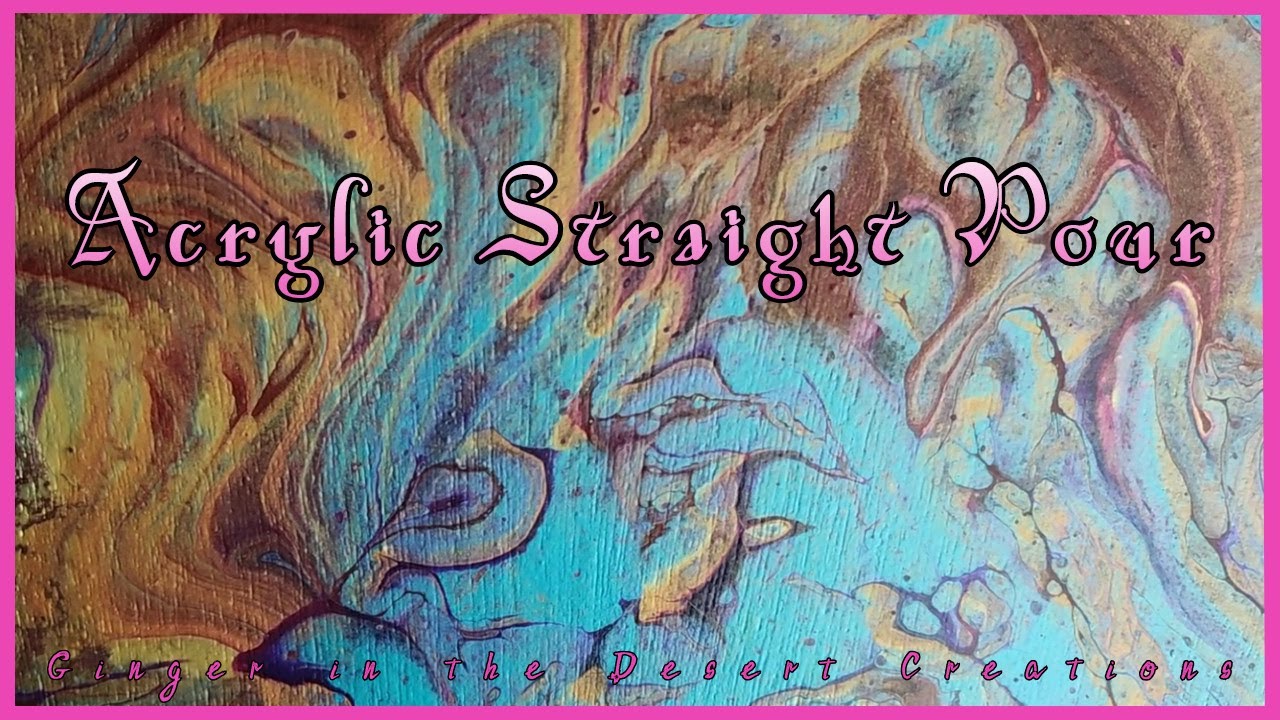 Spirits of Flight | Acrylic Kiss Pour | Double Straight Pour