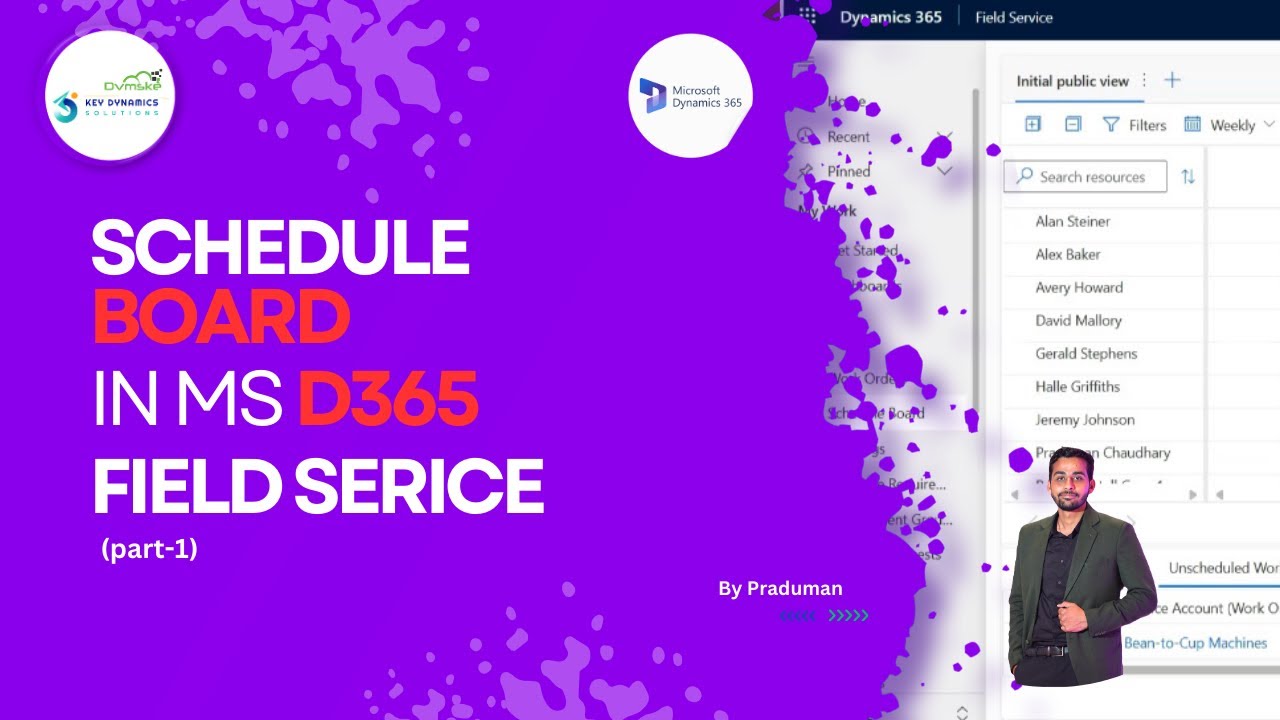 Доска расписания в MS Dynamics 365 Field Service — Часть 1