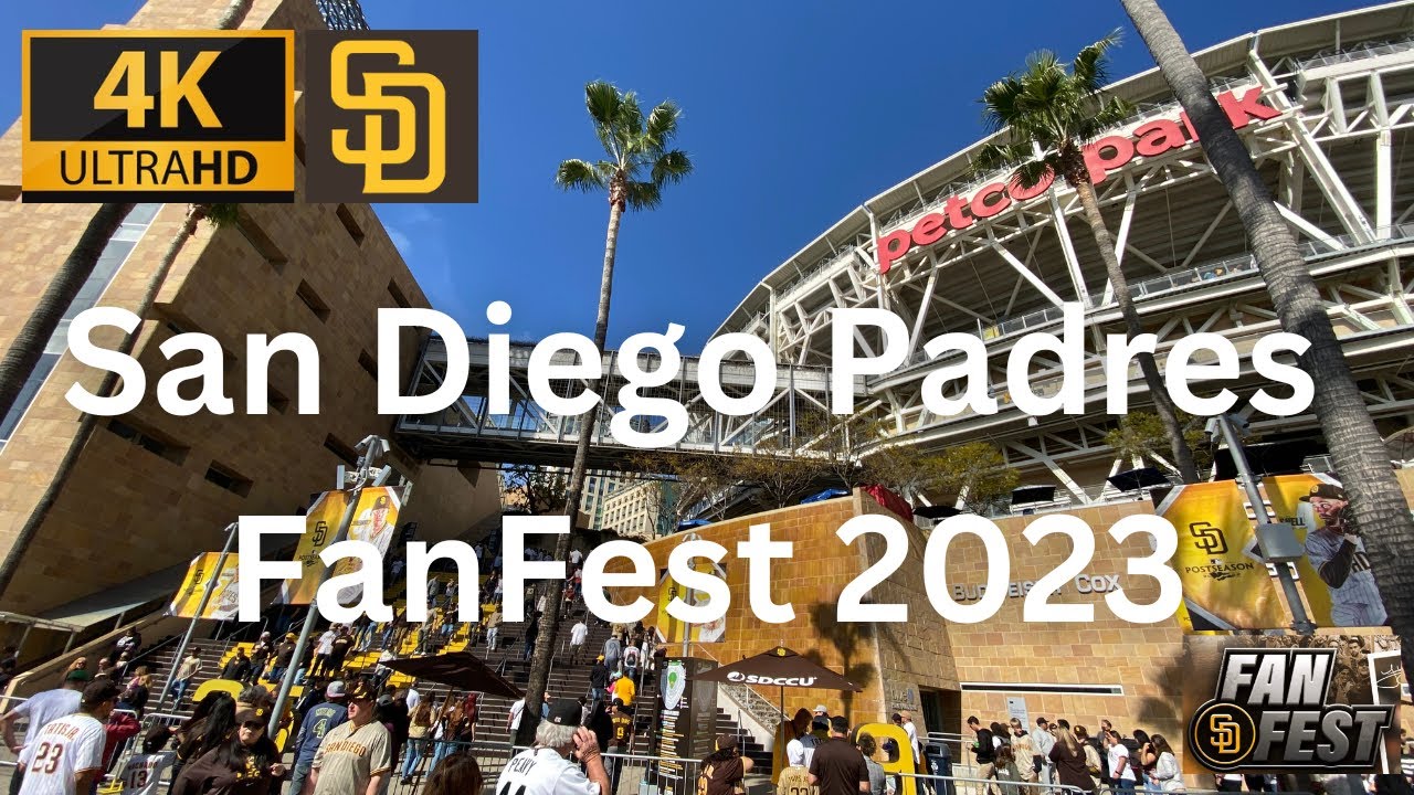 [4K] San Diego Padres FanFest 2023 - Petco Park Walking