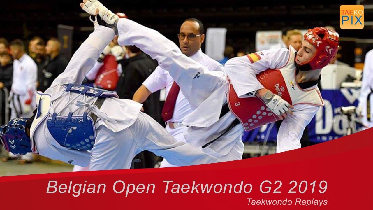 Belgian Open Taekwondo G2 2019 Day 2 fight  529 Ayoub TIKHSI vs  David PHELAN