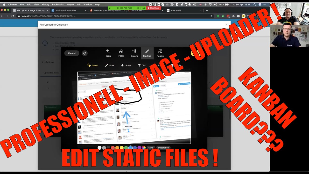 apex.world for Dummies: Image Uploader, Browser Extension and a future Kanban Board!