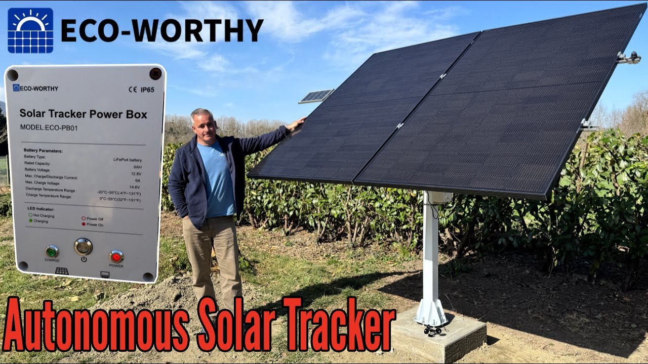 Installing a 2nd Solar Tracker | ECOWORTHY